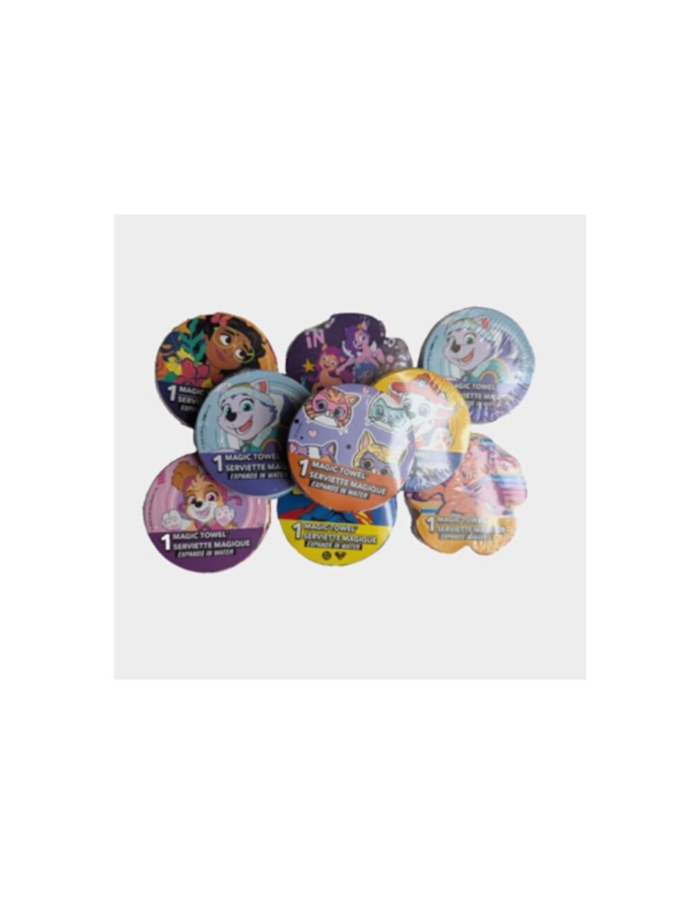 PAW Patrol Magic Towel & SUPER KITTIES Superman, My Little Pony ENCANTO 9 PCs - Picture 3 of 3